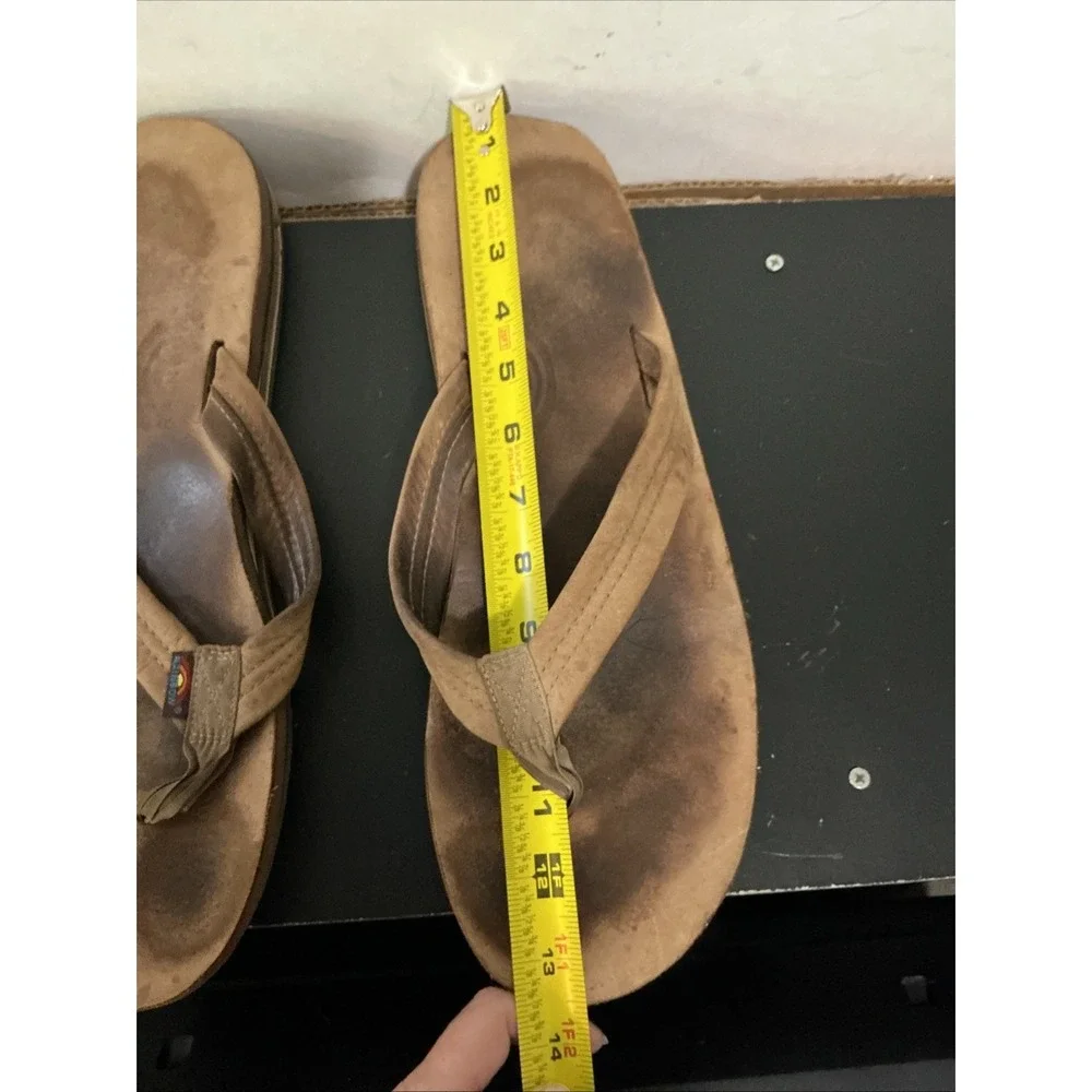 Men's Rainbow Flip Flops - NO SIZE - Brown 13.5